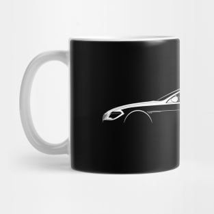 BMW M6 Cabrio (E64) Silhouette Mug